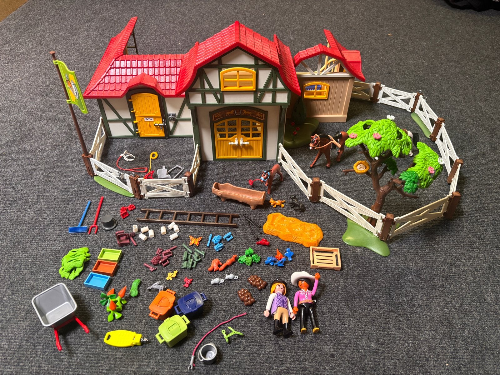 Playmobil Paardenstal met veel accessoires, Ophalen, Gebruikt, Jongen of Meisje
