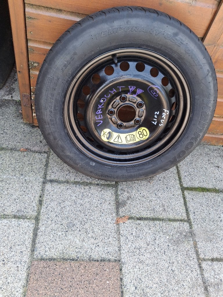 Reservewiel (Thuiskomer) voor Ford Focus/C-Max, Ophalen, Nieuw