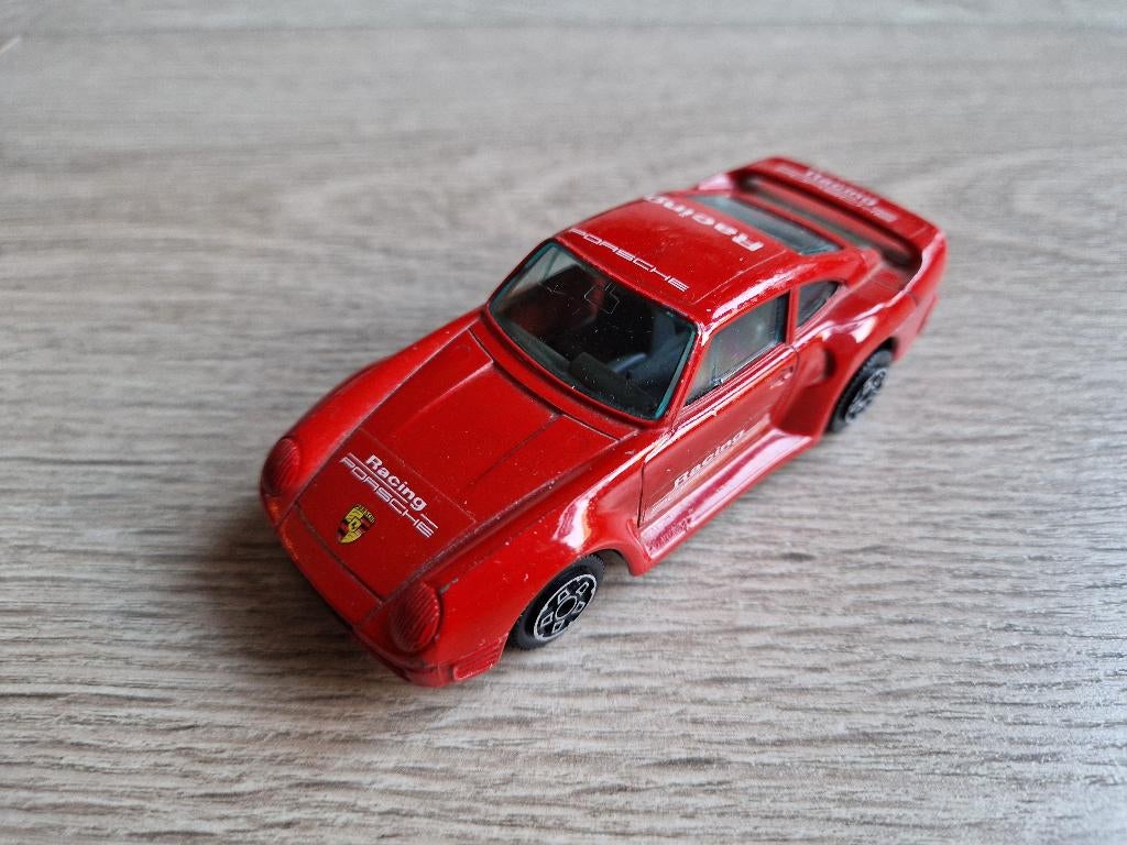 Porsche 959 racing Burago (1/43) T.E.A.B., Hobby en Vrije tijd, Modelauto's | 1:43, Ophalen of Verzenden, Gebruikt, Auto, Overige merken