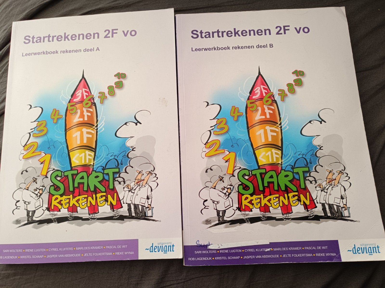Startrekenen 2F vo Leerwerkboek deel A en B, Ophalen of Verzenden, Zo goed als nieuw, MBO, Sari Wolters, Irene Lugten, Cyriel Kluiters, Marloes Kramer