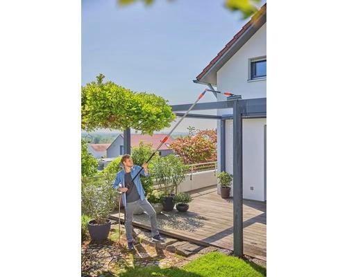 Gardena Cleansystem Telescopische Steel XL+Verlengst+Borstel, Ophalen, Zo goed als nieuw, Overige soorten