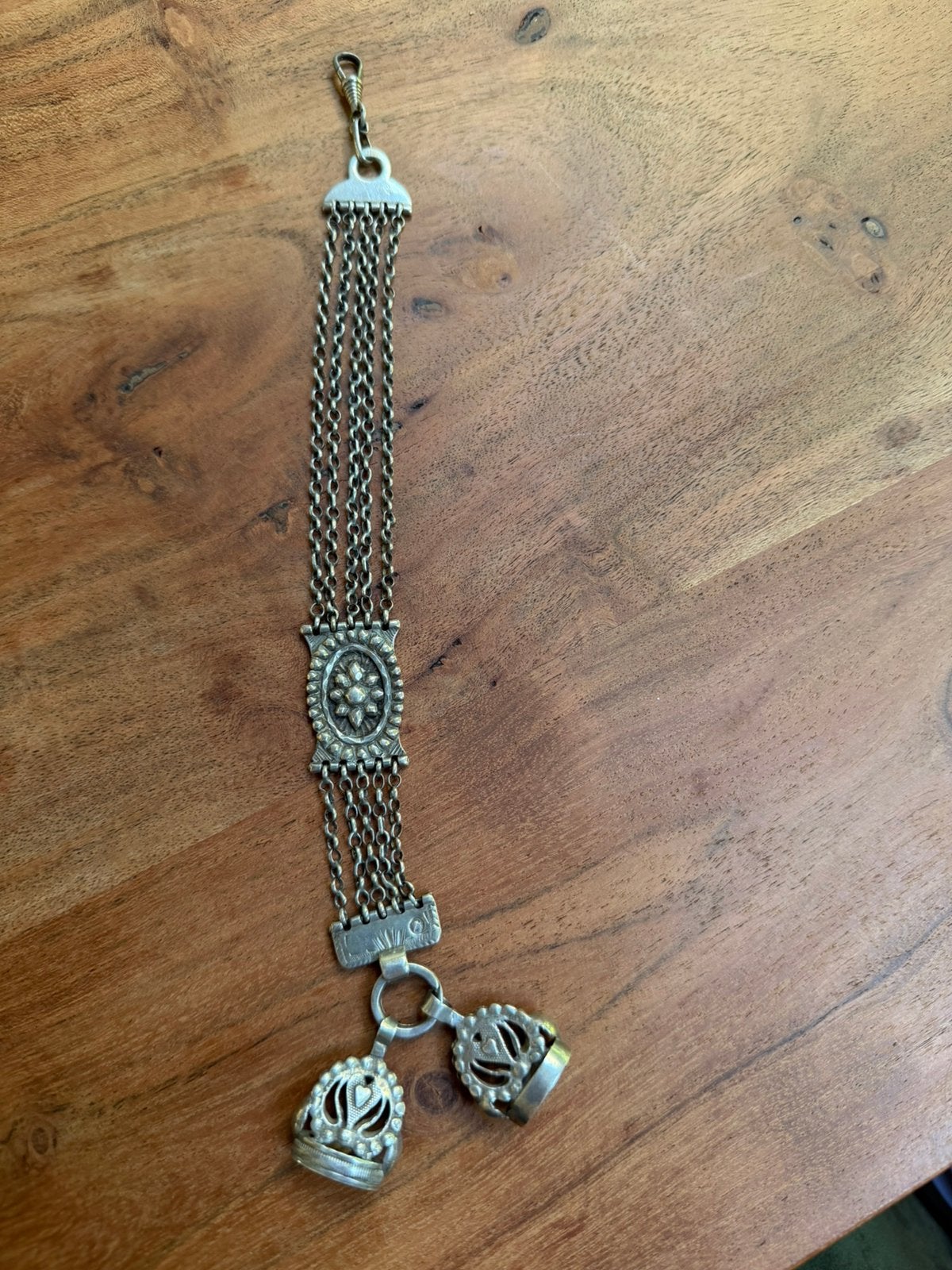 Antiek zilveren chatelaine of zakhorlogeketting, Verzenden