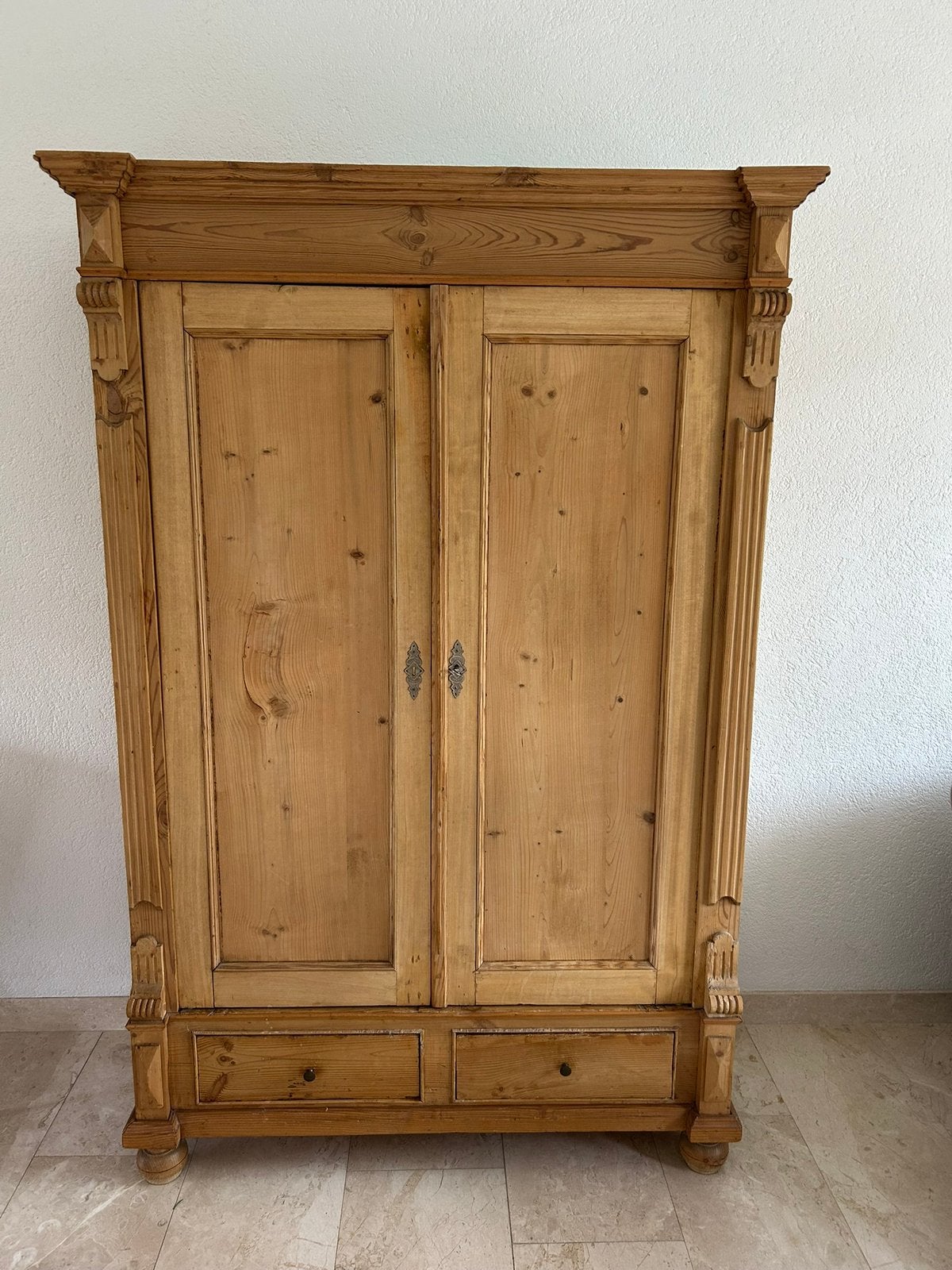 Antieke grenen kast met planken, Antiek en Kunst, Antiek | Meubels | Kasten, Ophalen