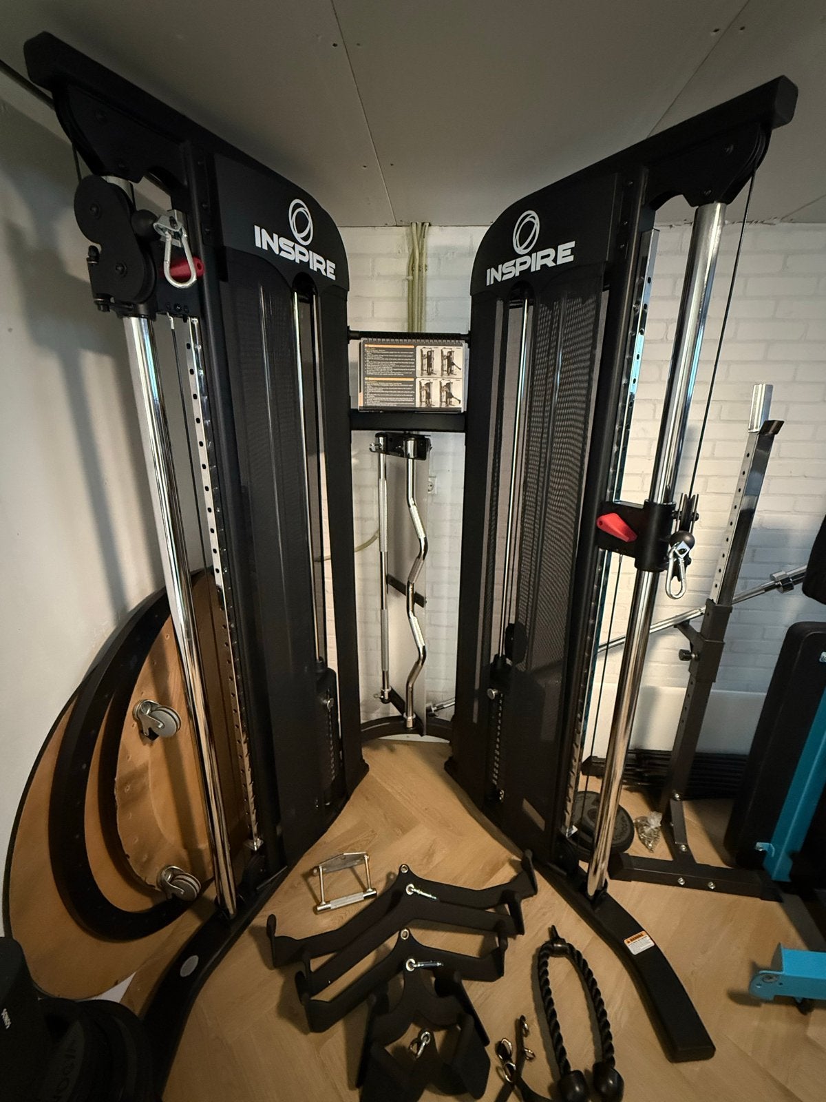 Inspire FT1 Functional Trainer -  incl pull up stang, Ophalen, Zo goed als nieuw, Armen, Overige typen