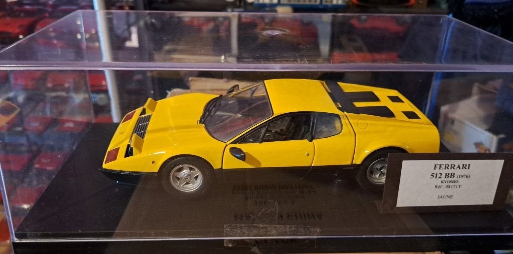 FERRARI 512BB 1/18 Kyosho, Ophalen of Verzenden, Zo goed als nieuw, Auto, Kyosho