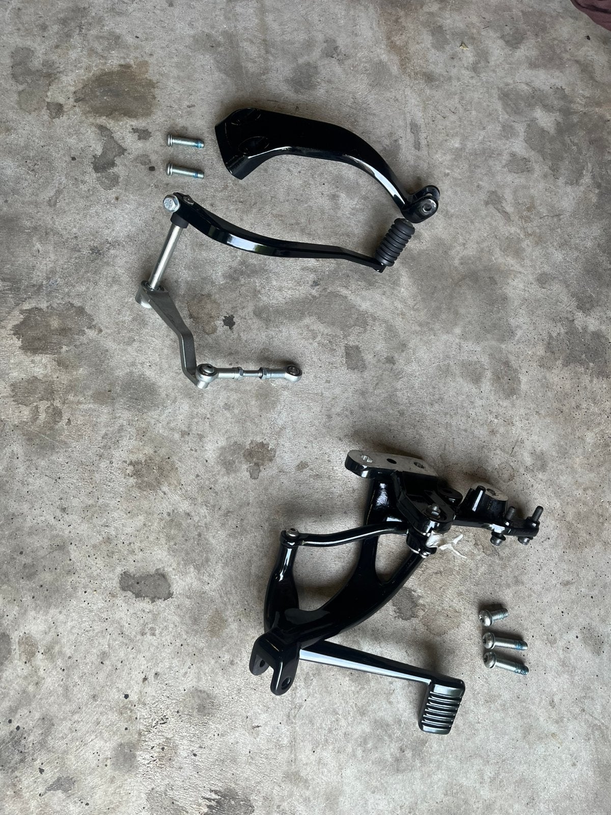 Harley davidson mid controls set low rider s st softail, Motoren, Onderdelen | Harley-Davidson, Ophalen of Verzenden, Gebruikt