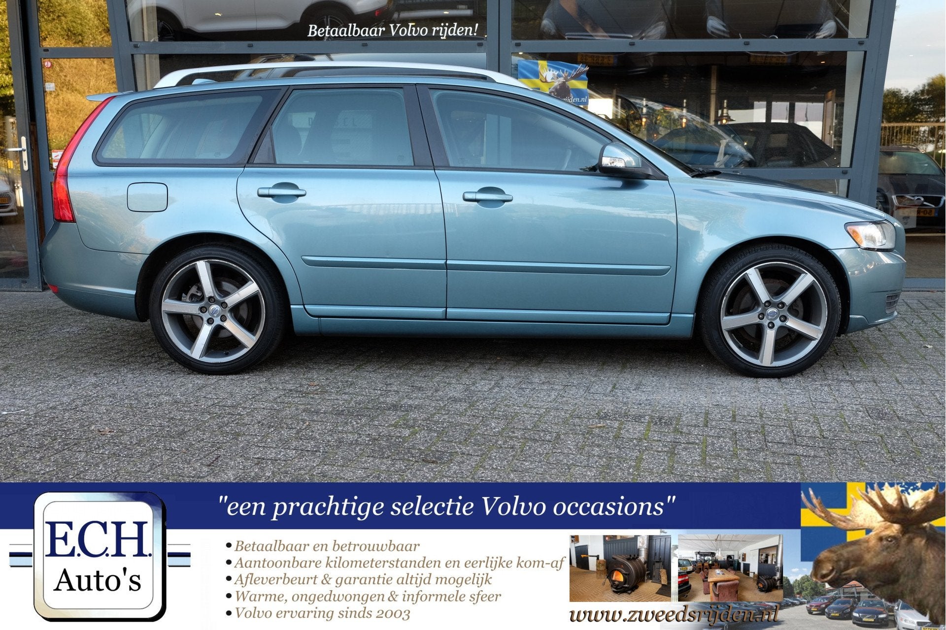 Volvo V50 2.0 145 pk Momentum 18 inch, Trekhaak (bj 2010), Auto's, Stof, 4 cilinders, Met garantie (alle), Origineel Nederlands