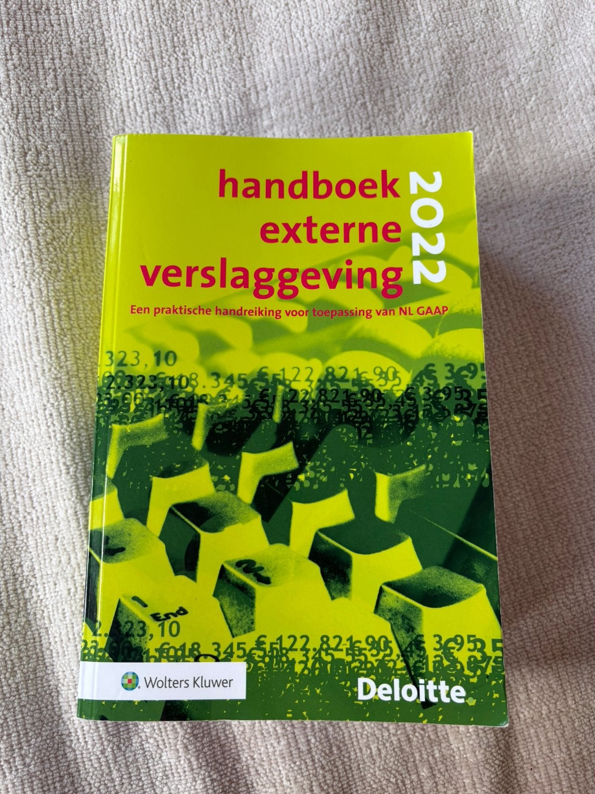 Handboek externe verslaggeving 2022 Wolters Kluwer, Ophalen of Verzenden, Zo goed als nieuw