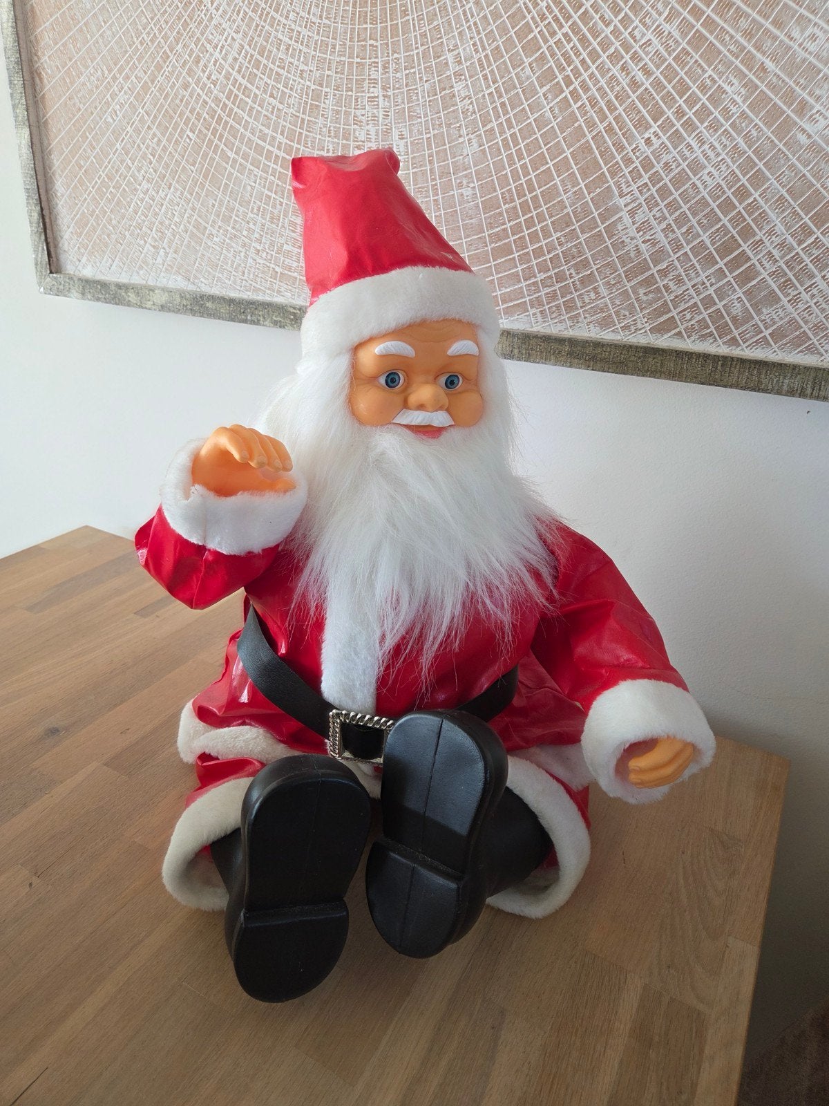 Vintage XL Kerstman., Ophalen of Verzenden, Gebruikt
