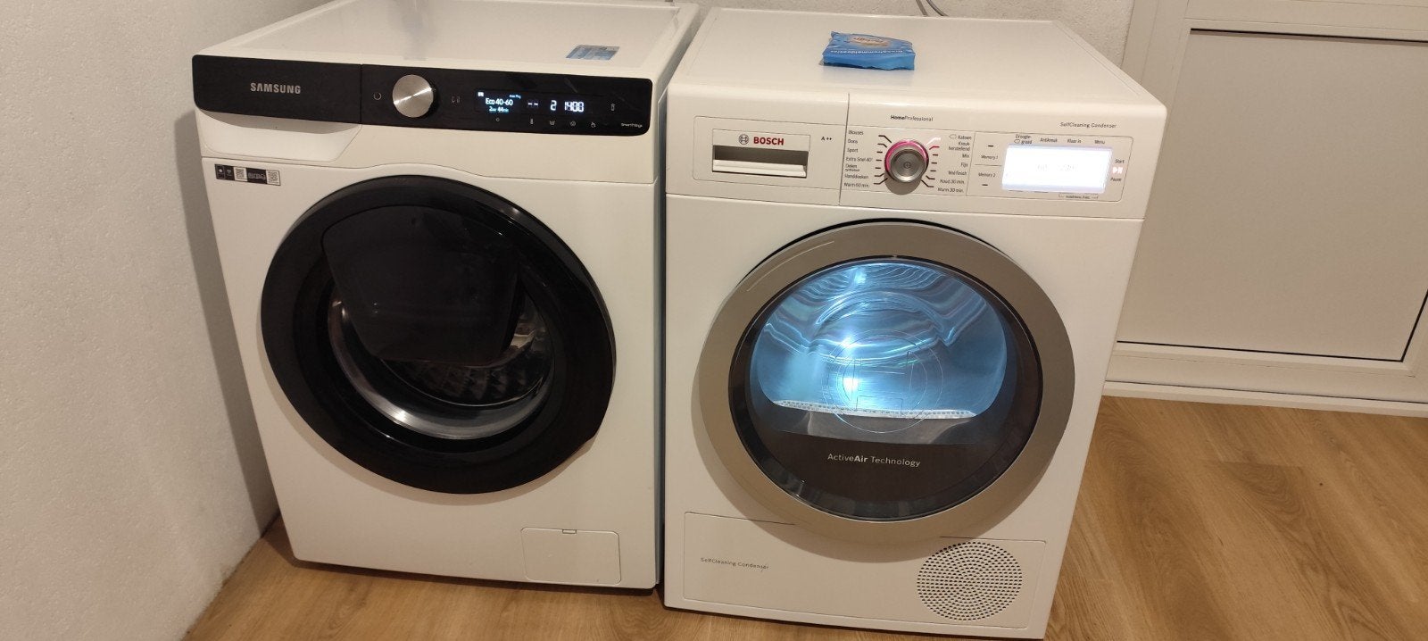 Bosch 9kg Warmtepomp droger, Witgoed en Apparatuur, 6 tot 8 kg, Ophalen, 85 tot 90 cm