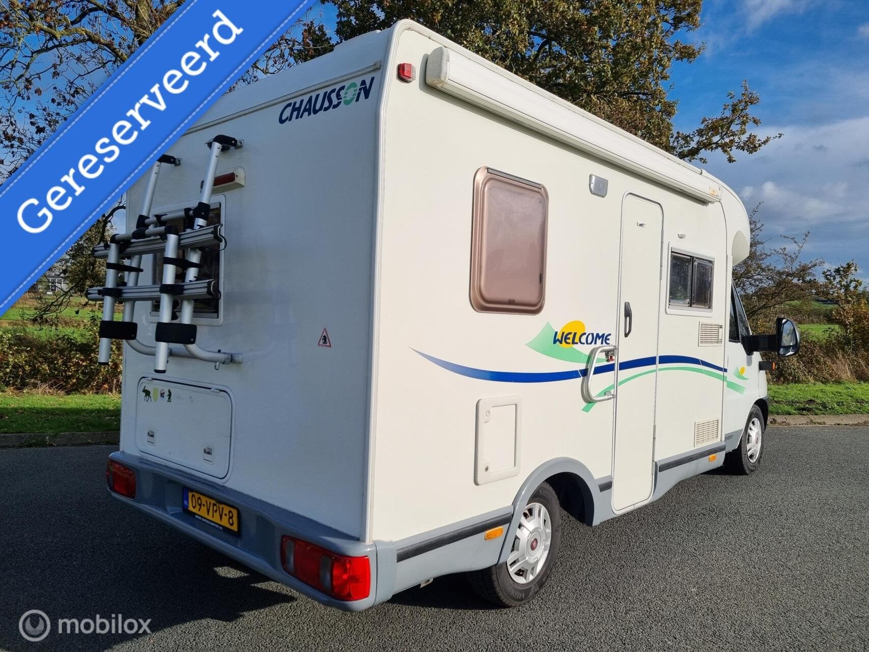 Chausson WELCOME 55 Half-integraal 110PK ☆12V dakairco☆, Koelkast, Luifel, 6 tot 7 meter, 6 tot 7 meter