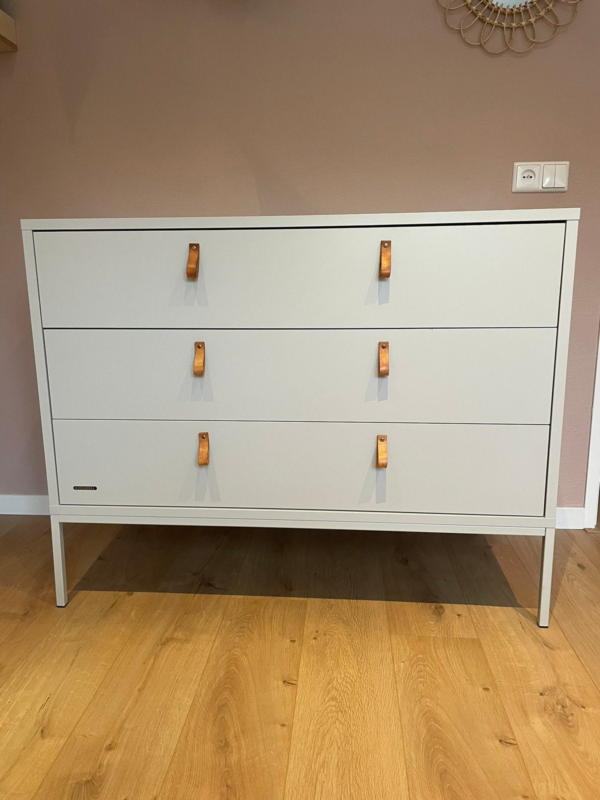 Kidsmill commode Amy - breed, grijs, Ophalen, 50 tot 70 cm, 100 cm of meer, Zo goed als nieuw