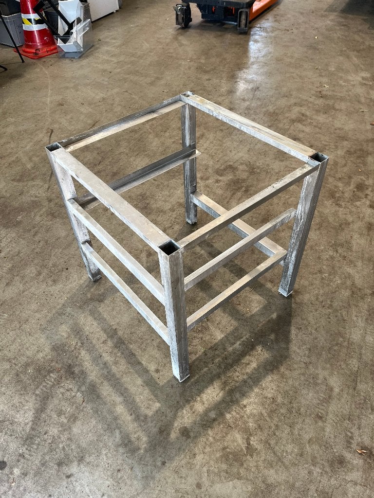 wasmachineverhoger vaatwasserbok  rvs, Ophalen, 50 tot 100 cm, Zo goed als nieuw, Minder dan 100 cm