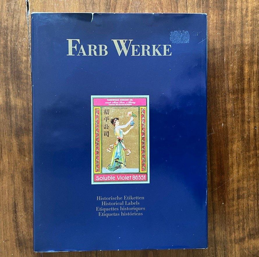 Boek over antieke etiketten van Hoechst AG, Ophalen of Verzenden