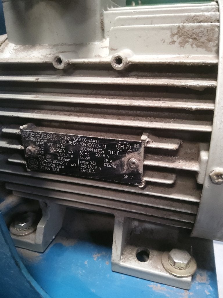 Grote blazer/ventilator, Ophalen