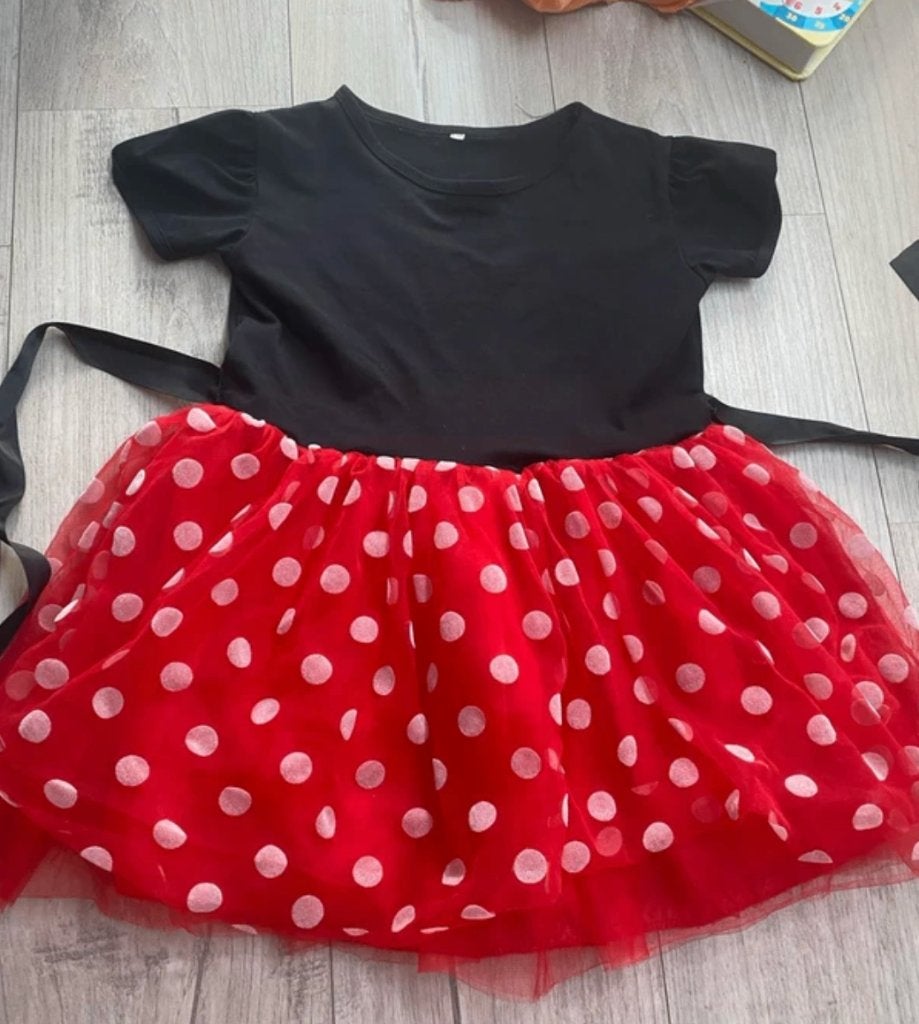 Disney Minnie Mouse Dress - size 104/110, Ophalen of Verzenden, Zo goed als nieuw, Meisje, Jurk of Rok