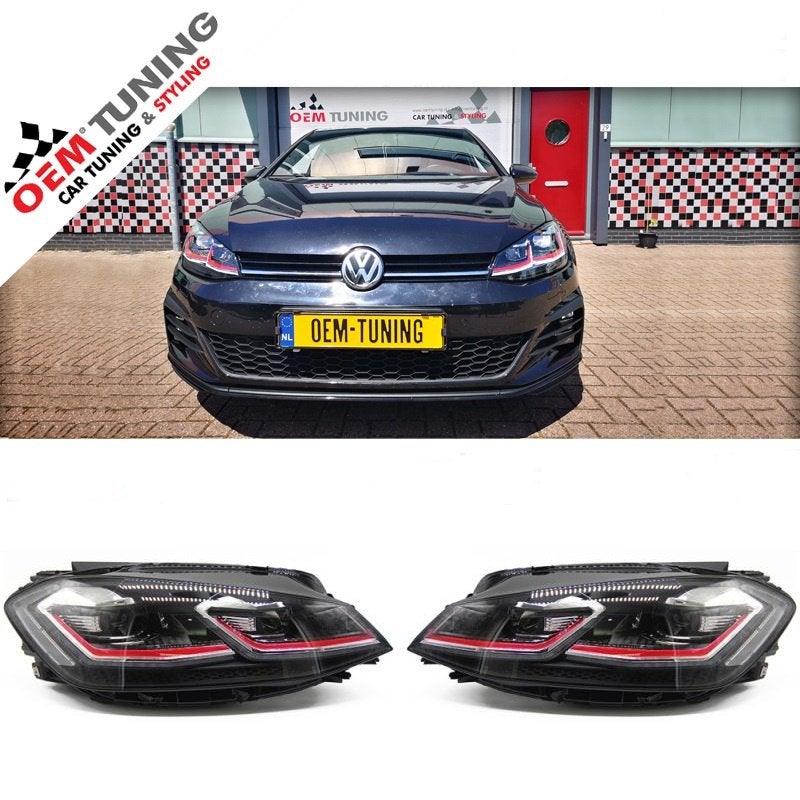 LED KOPLAMPEN geschikt voor GOLF 7 | 7.5 GTI Look |12-17 |