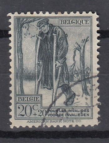 Belgie ocb 220, Postzegels en Munten, Verzenden, Gestempeld