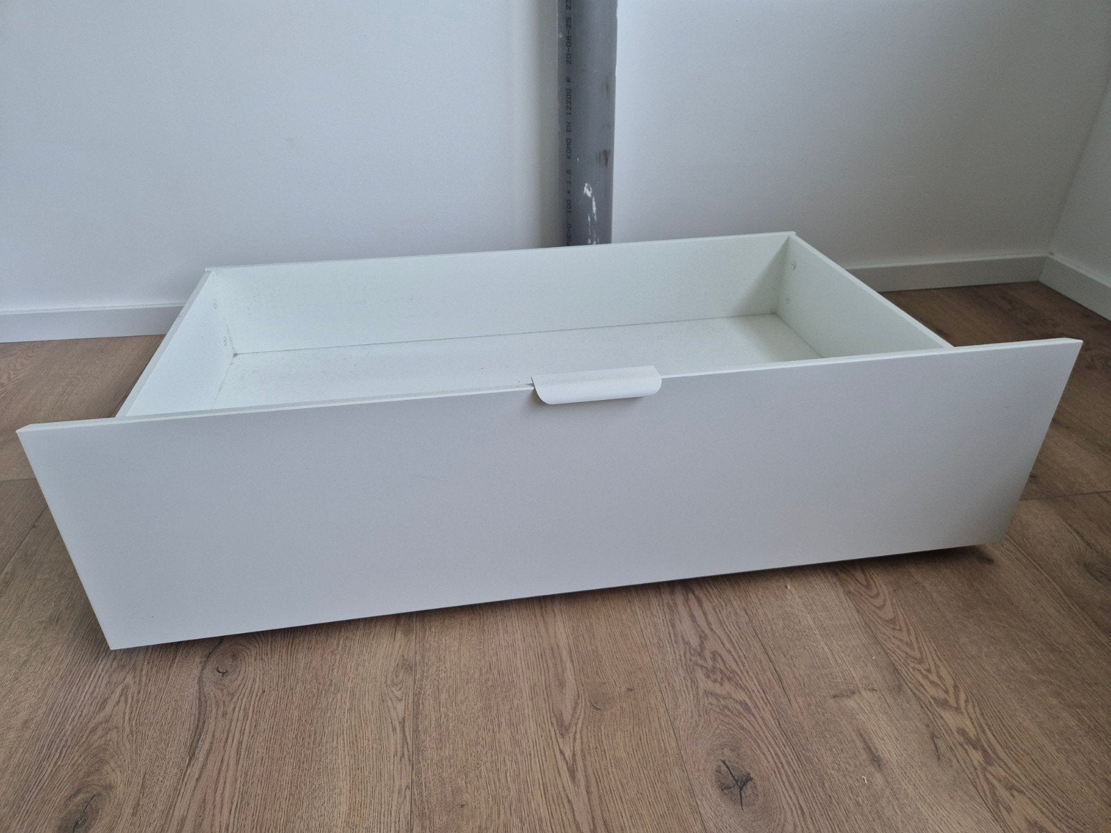 2x MALM bedlades - wit, Ophalen, Gebruikt, 90 cm, Eenpersoons