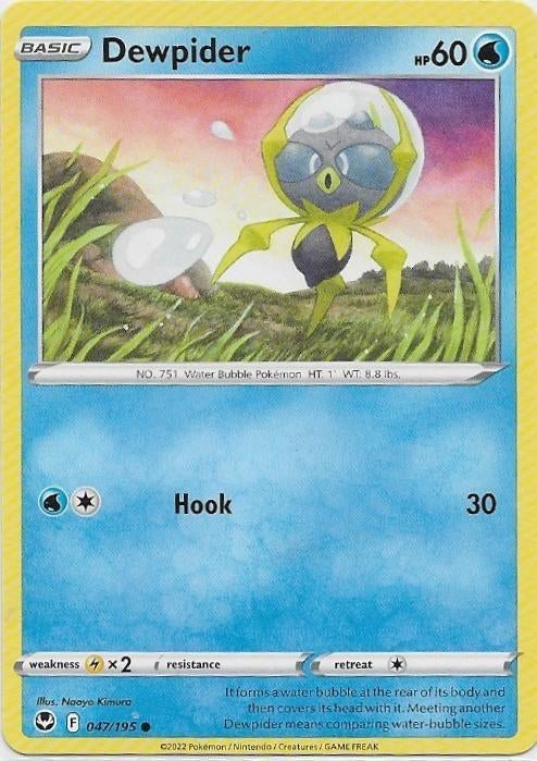 Silver Tempest,  Dewpider [common] 47/195, Verzenden, Nieuw, Losse kaart