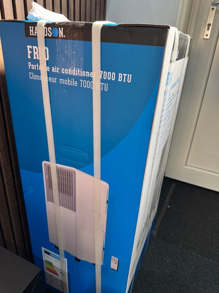 Airco Handson frio 7000 btu nieuw, Witgoed en Apparatuur, Airco's, Ophalen, Minder dan 60 m³, Nieuw, 3 snelheden of meer