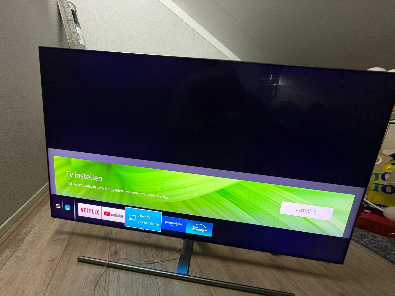 Samsung QLED 65”– 4K Smart TV, Ophalen, QLED, Zo goed als nieuw, 100 Hz