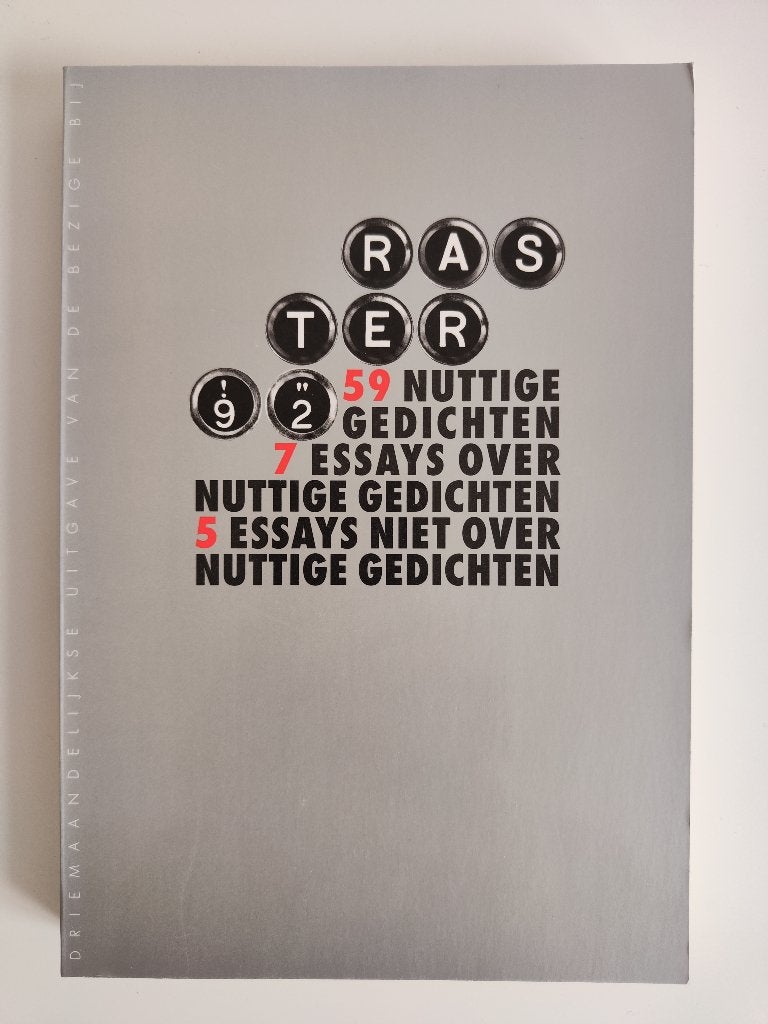 Raster 92 : Nuttige gedichten, Diverse auteurs, Ophalen of Verzenden, Zo goed als nieuw, Nederland