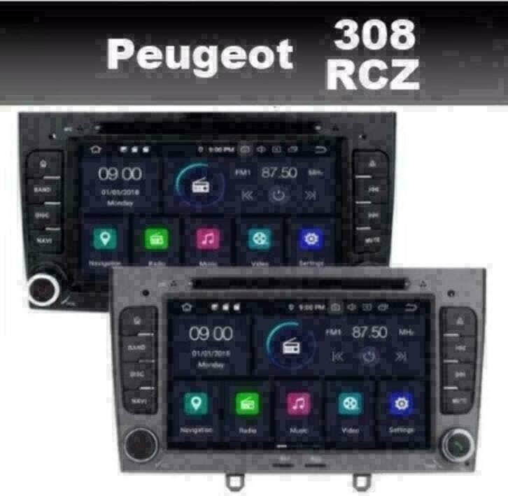 Peugeot RCZ 308 radio navigatie android 10 wifi dab+ carkit, Auto diversen, Ophalen of Verzenden, Nieuw
