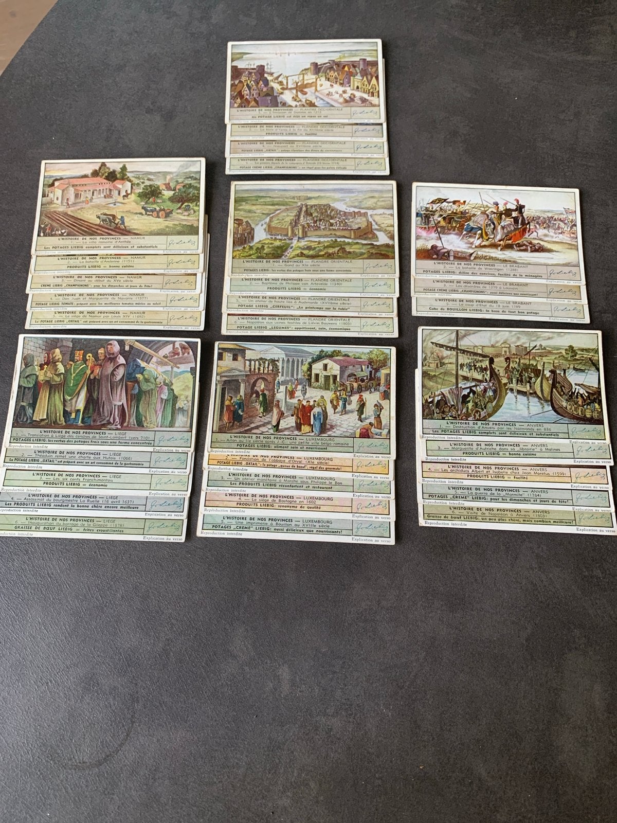 L’historie de nos provinces, Gebruikt, Verzenden, Gebouw, Voor 1940