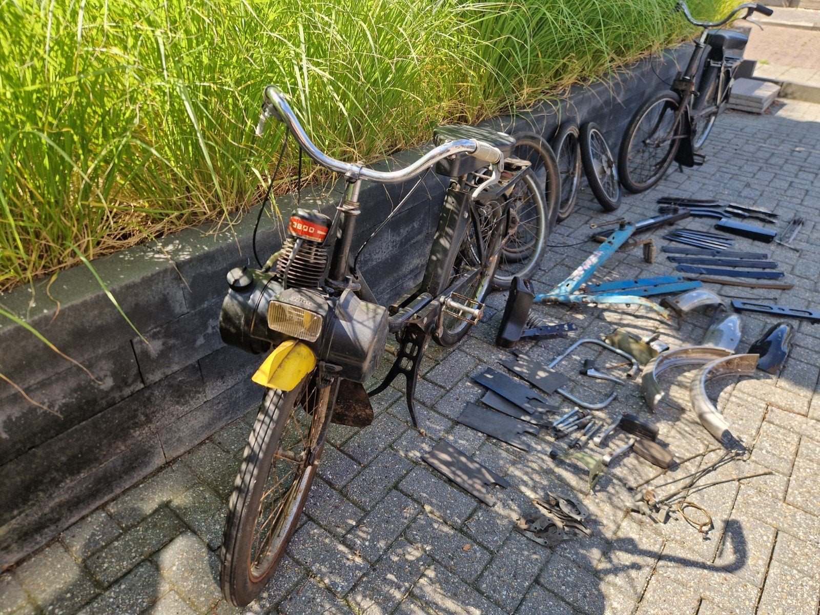 Solex bromfiets en onderdelen - Restauratieproject, Fietsen en Brommers, Ophalen, Gebruikt, Maximaal 25 km/u