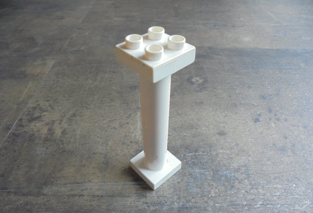 Lego Duplo Support Column 2x2x6 Round (zie foto's), Ophalen of Verzenden, Gebruikt, Losse stenen, Duplo