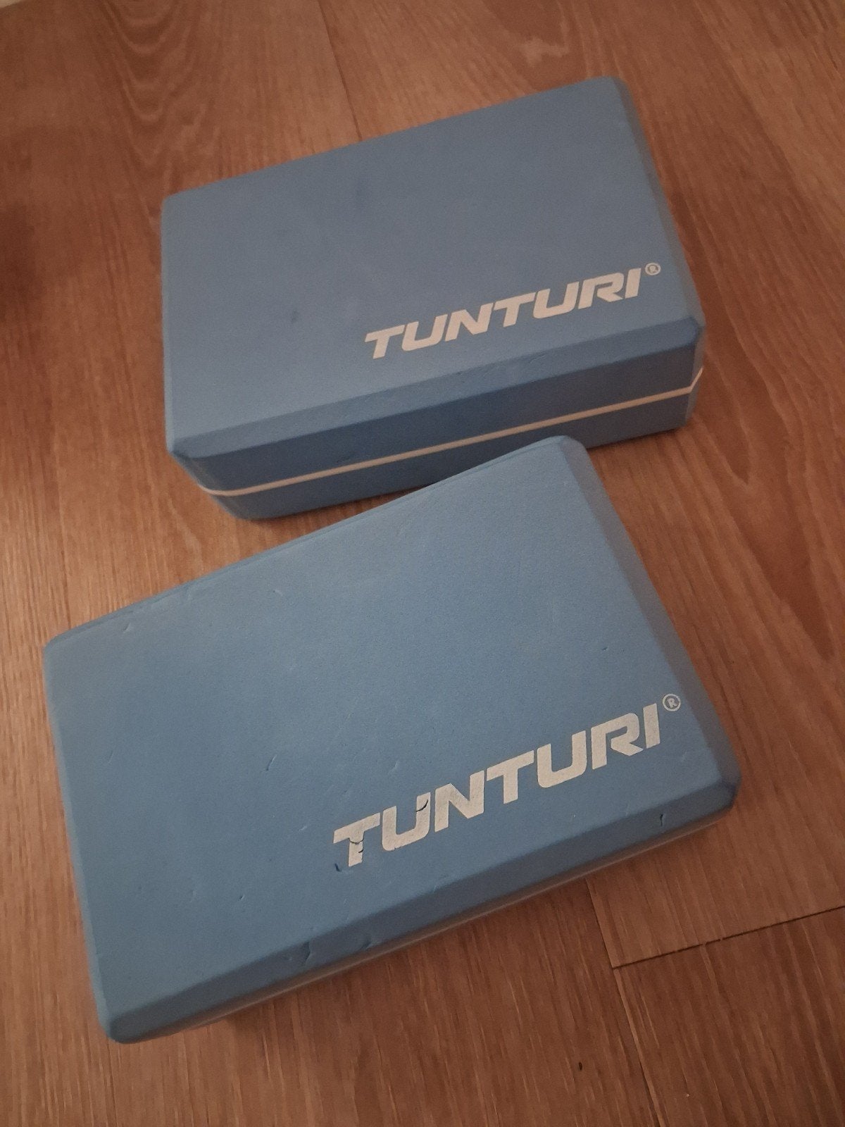 Tunturi yogablokken - set van 2, Ophalen of Verzenden, Gebruikt, Yoga-accessoire