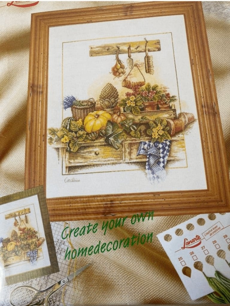 BORDUURPAKKET LANARTE WERKBANKJE COLLECTORS ITEM, Verzenden, Nieuw, Handborduren, Borduurpakket