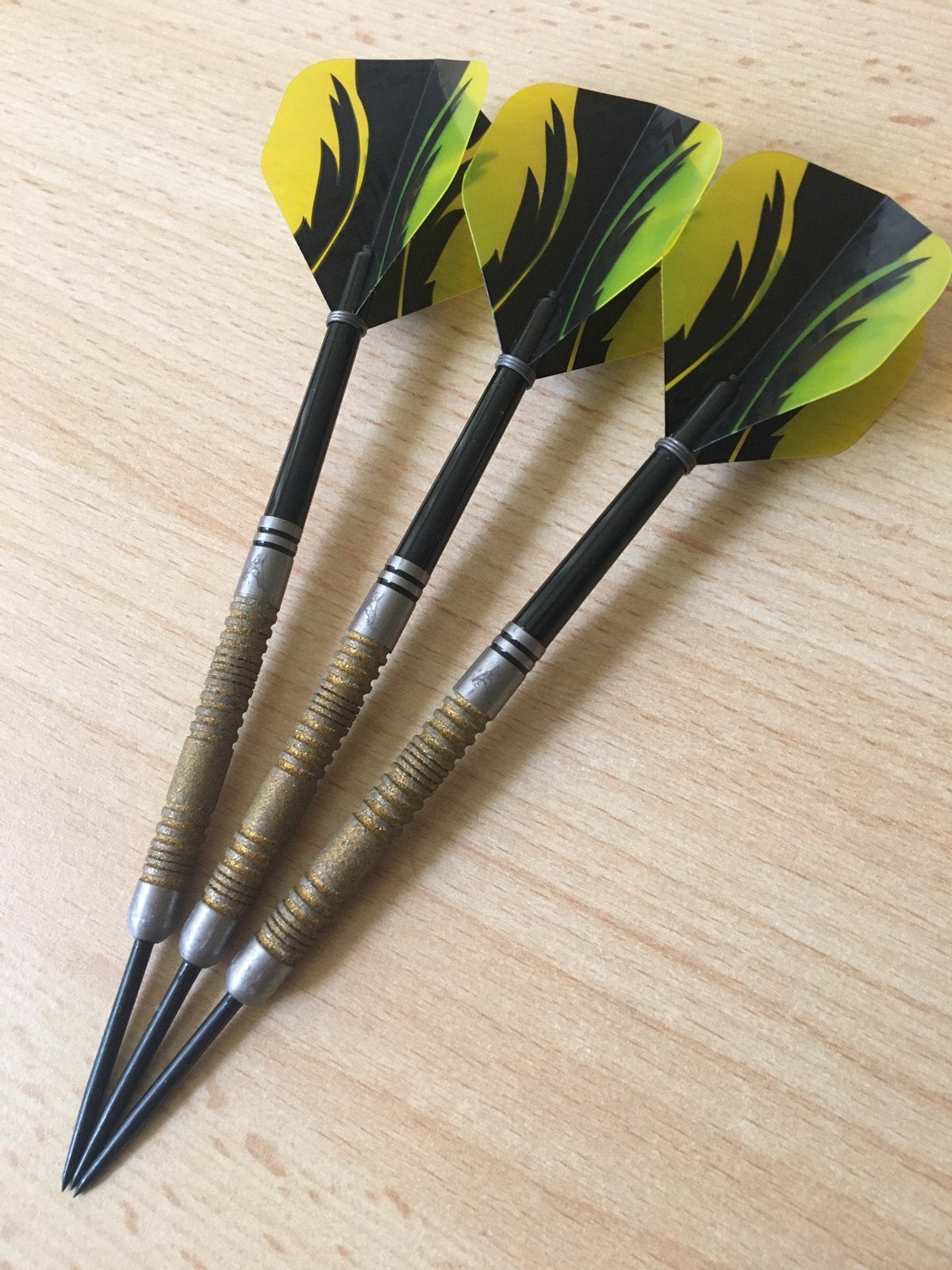 Red Dragon Peter Wright double world champion gold 22 gram, Sport en Fitness, Darts, Ophalen of Verzenden, Gebruikt, Pijlen