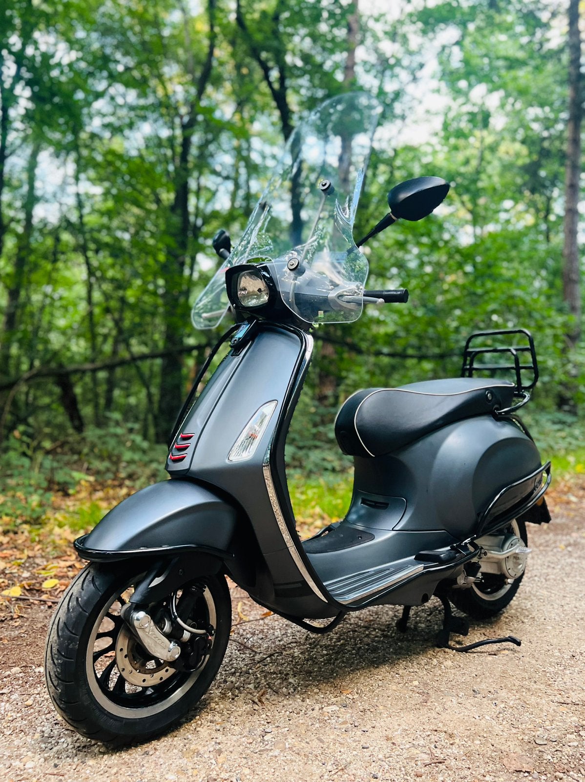 Vespa Sprint 2017 4T 2V | Volledige historie | Titanio Grey, Ophalen, Gebruikt, Benzine, 50 cc
