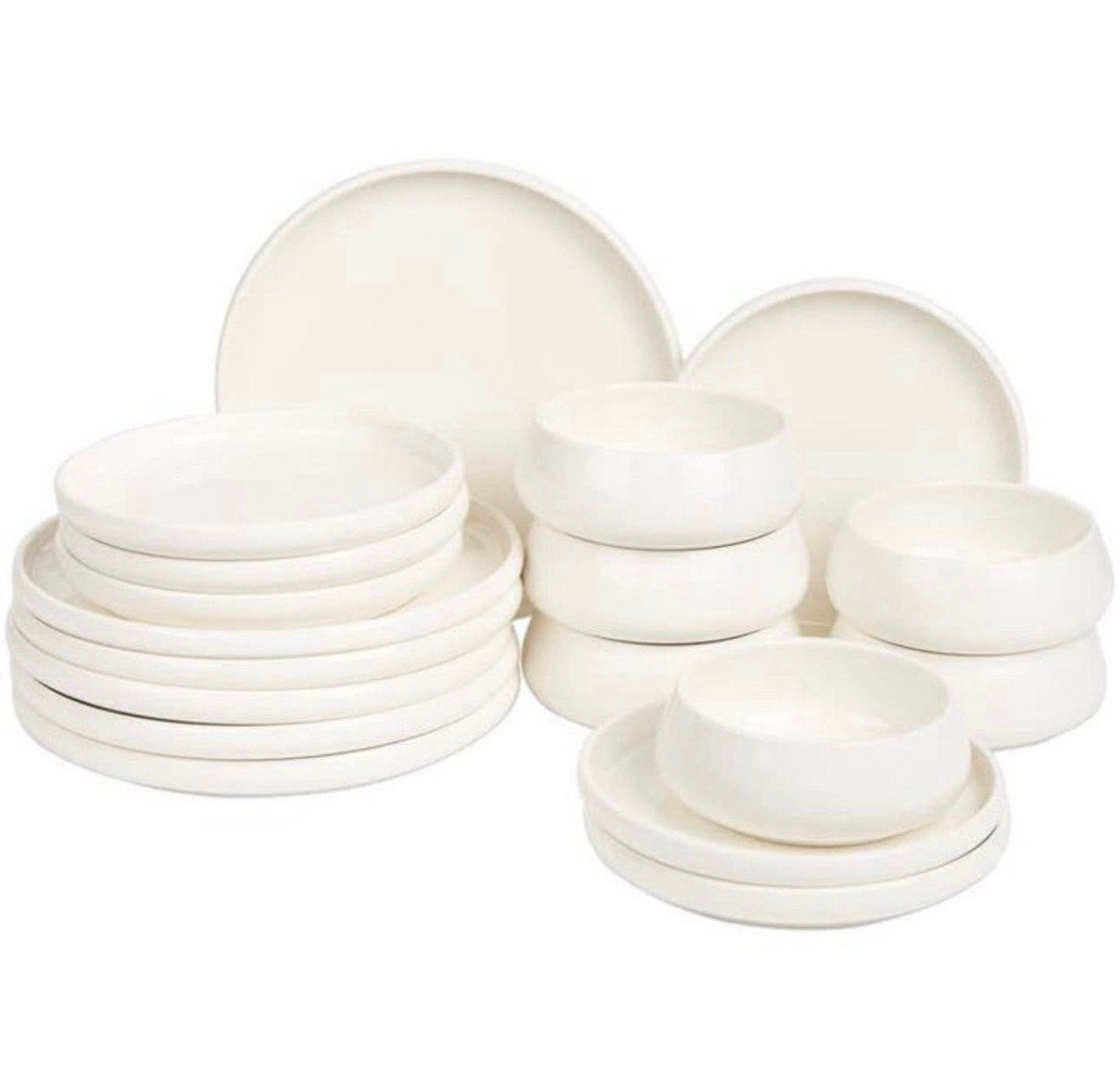 Beau Vivre Servies Action - 10 Dinerborden, 10 Ontbijtborden, Ophalen, Nieuw, Overige merken, Compleet servies