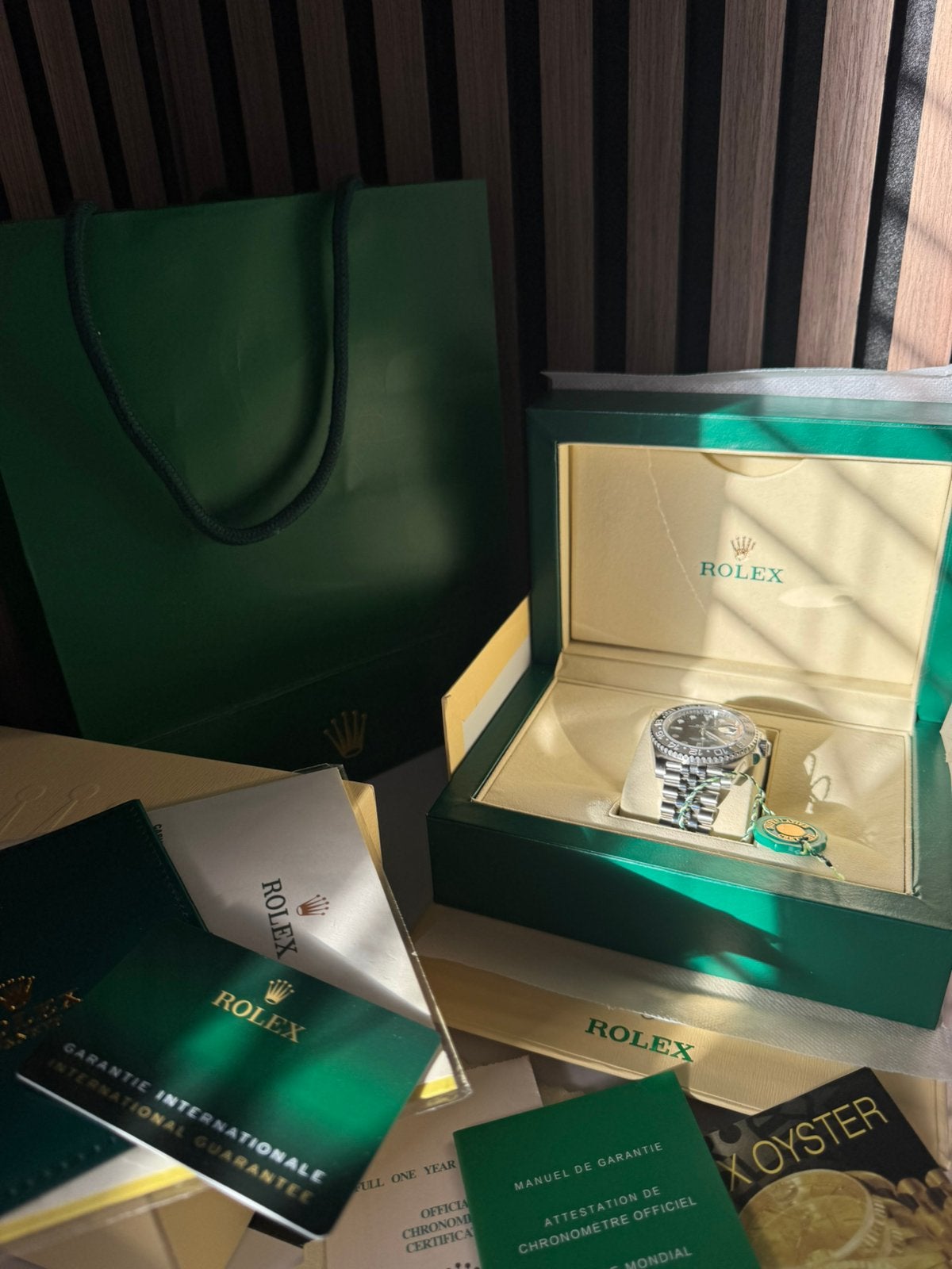 Rolex Bruce Wayne, Sieraden, Tassen en Uiterlijk, Ophalen, Zo goed als nieuw, Staal, Rolex