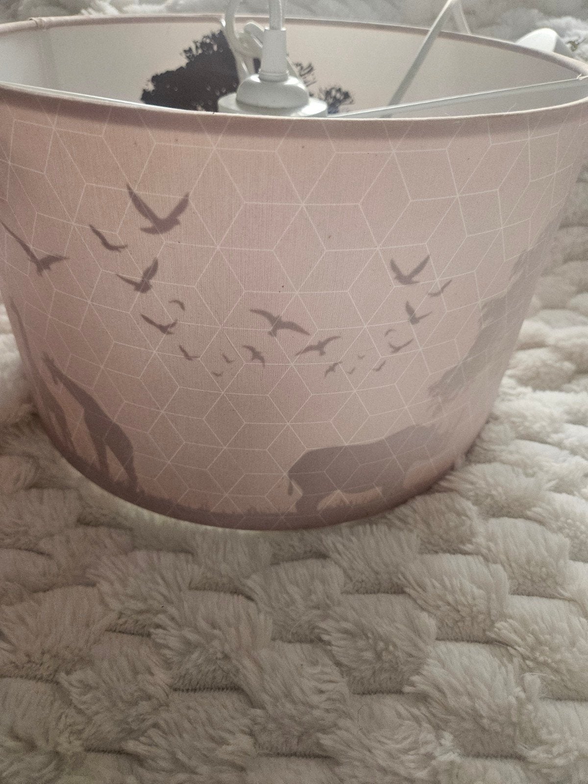 Mooie lamp!, Huis en Inrichting, Lampen | Lampenkappen, Hanglamp, Rond, Ophalen of Verzenden, Zo goed als nieuw
