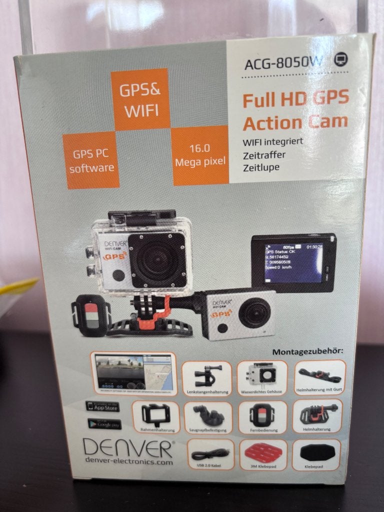 Actioncam Denver ‘gopro’ incl bevestiging