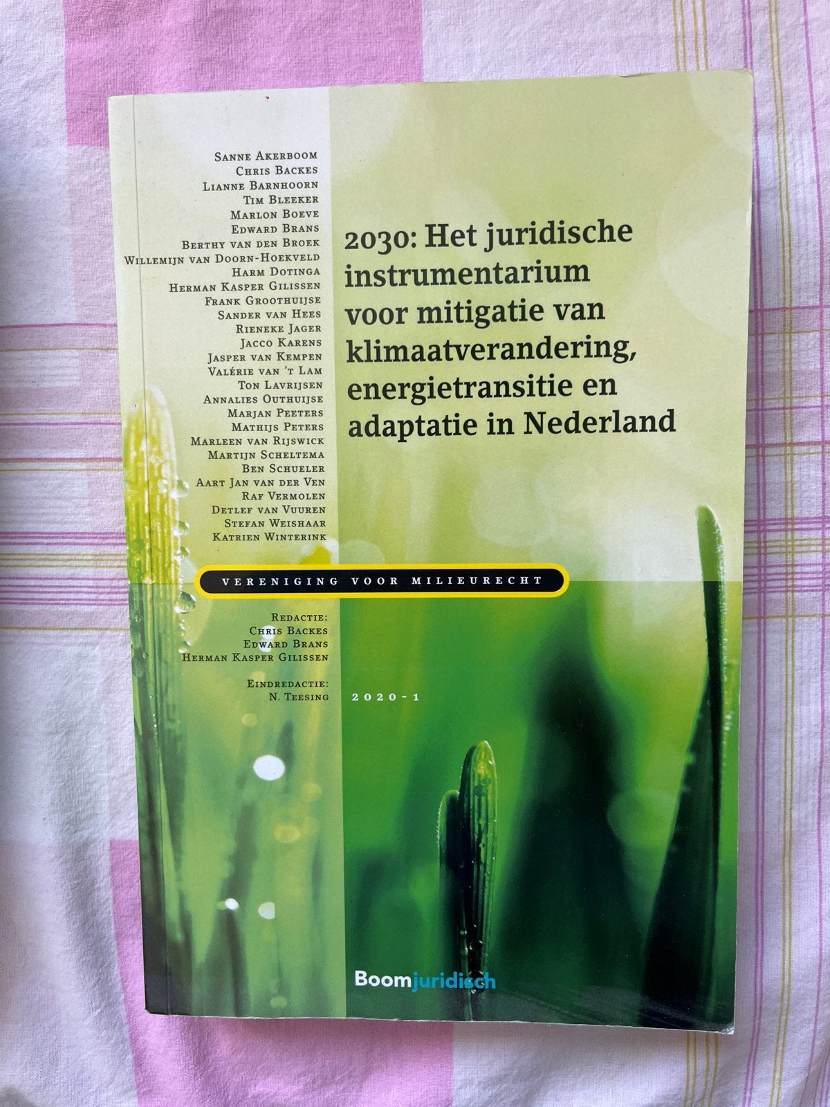 2030: Juridisch instrumentarium klimaatverandering, Ophalen of Verzenden, Gamma, Zo goed als nieuw, WO
