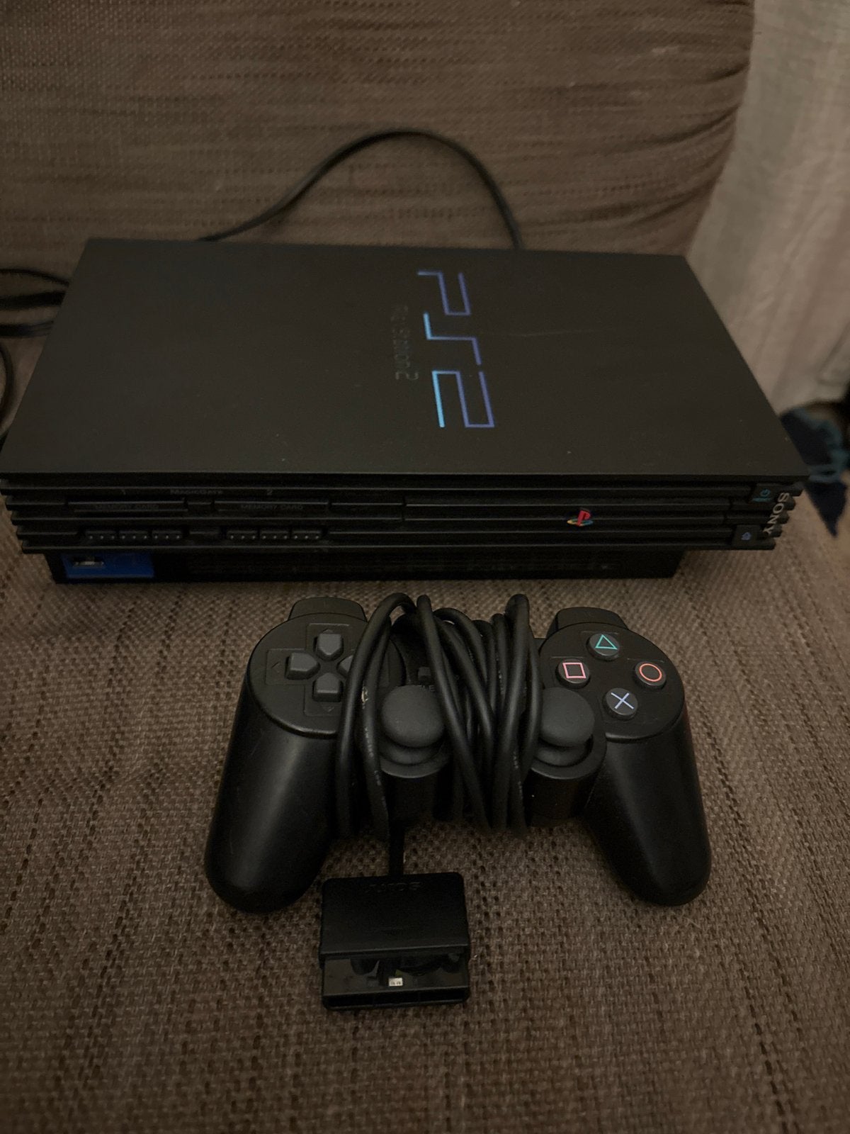 PlayStation 2 (PS2) - Gaat aan, leest geen discs, Ophalen of Verzenden, Niet werkend, Met 1 controller, Phat