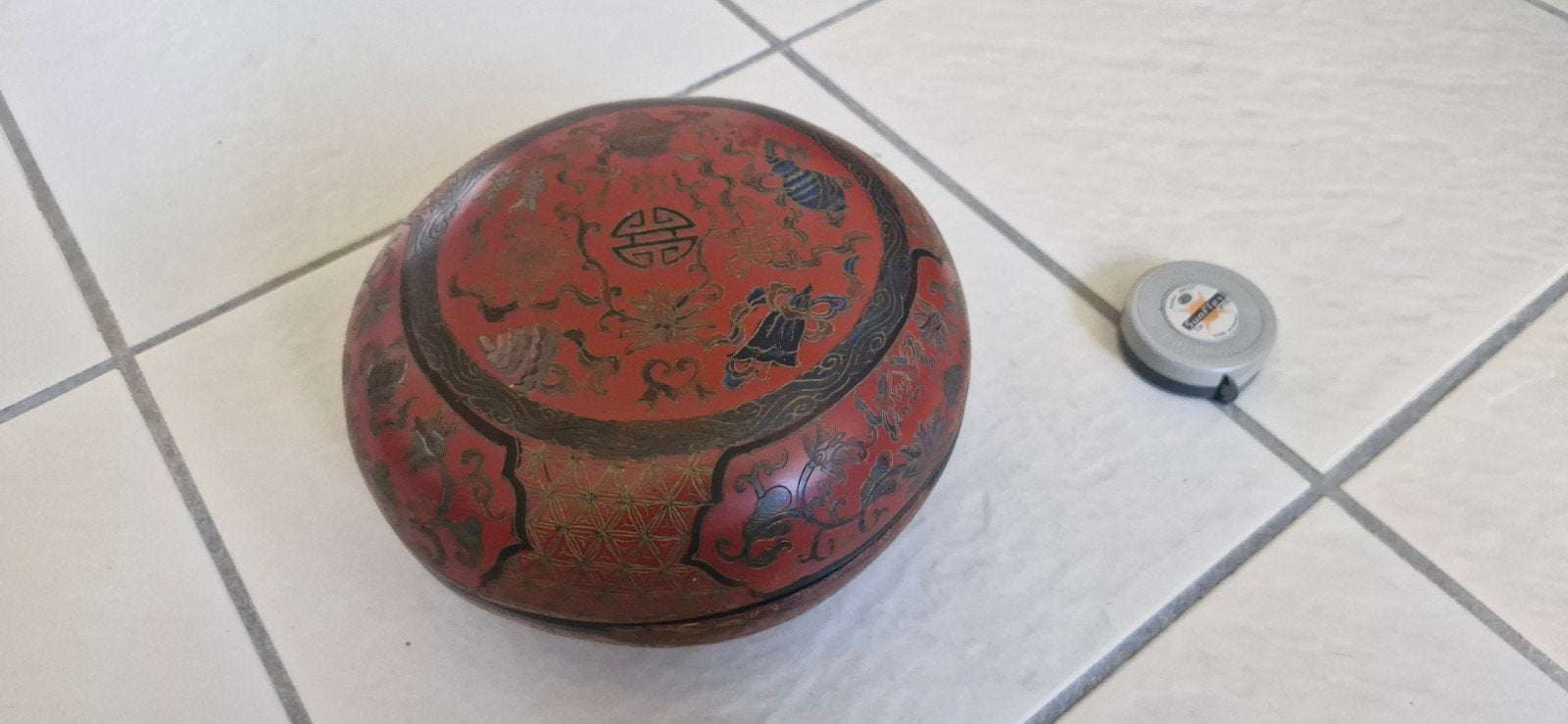 Antieke lakdoos China, Antiek en Kunst, Ophalen of Verzenden
