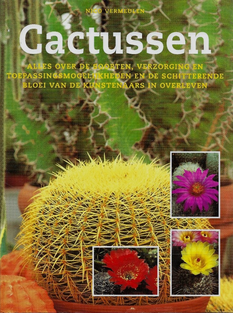 BOEK CACTUSSEN DOOR NICO VERMEULEN, Ophalen of Verzenden, Zo goed als nieuw, Nico Vermeulen, Kamerplanten