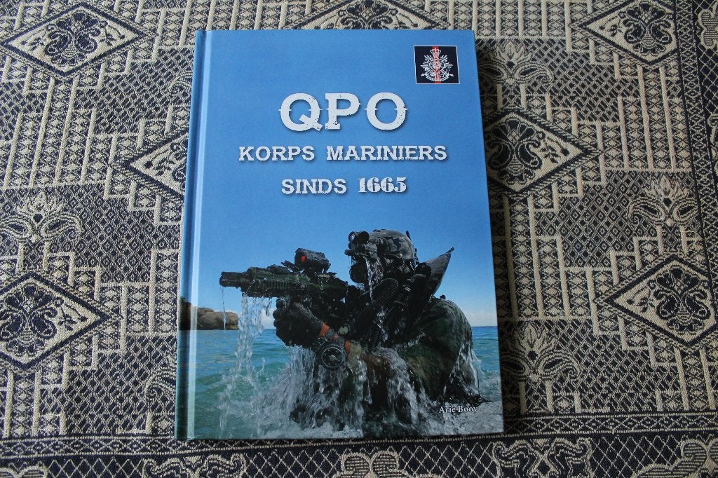 boek QPO  korps  mariniers  sinds  1665, Ophalen of Verzenden, Marine, Nederland, Boek of Tijdschrift