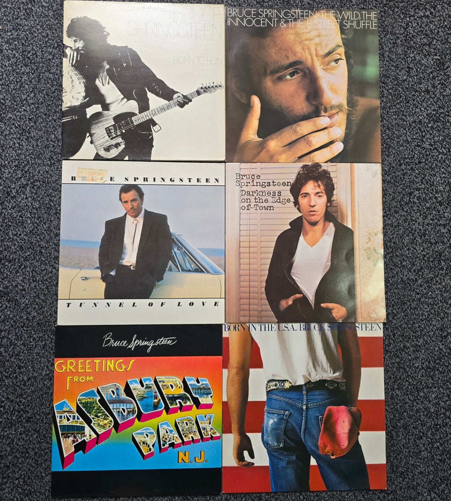 Bruce Springsteen bundel 6 lp's, Ophalen of Verzenden, Gebruikt, 12 inch, Poprock