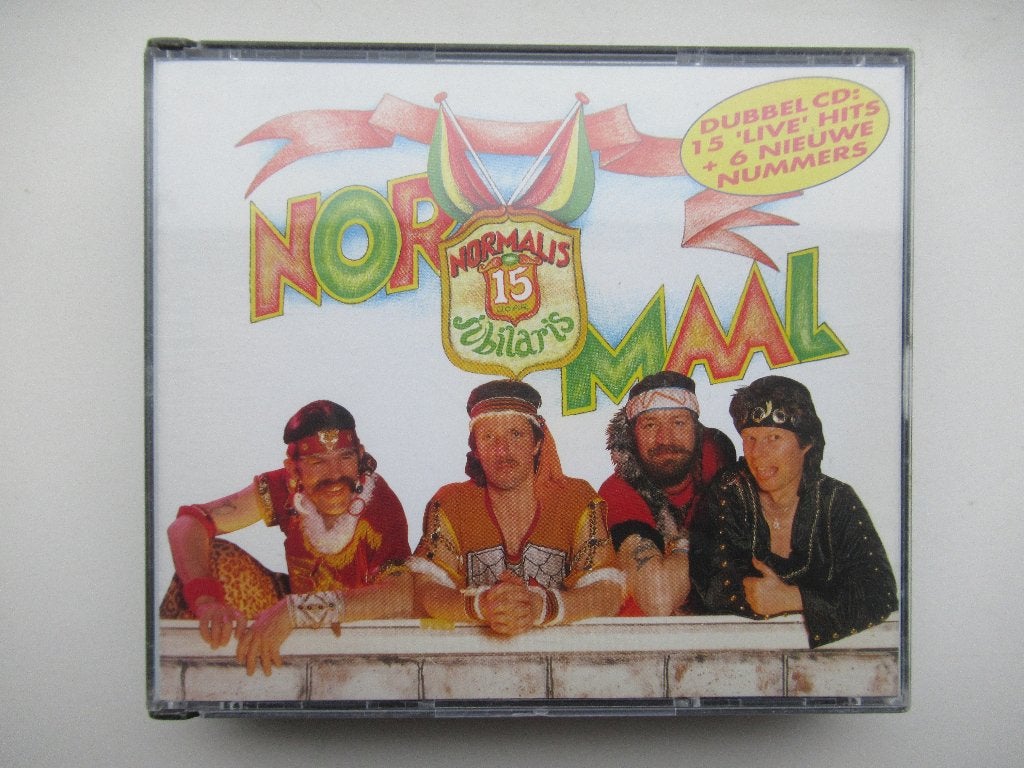 DUBBEL CD VAN NORMAAL # NORMAAL JUBILARIS 15 JOAR., Eerste persing, Ophalen of Verzenden, Zo goed als nieuw, Levenslied of Smartlap