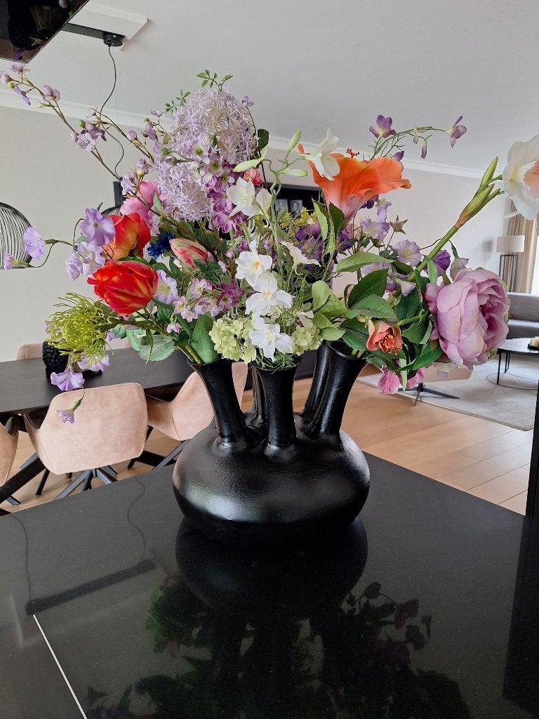 Veldboeket (zijde bloemen), Binnen, Zijde, Ophalen of Verzenden, Zo goed als nieuw