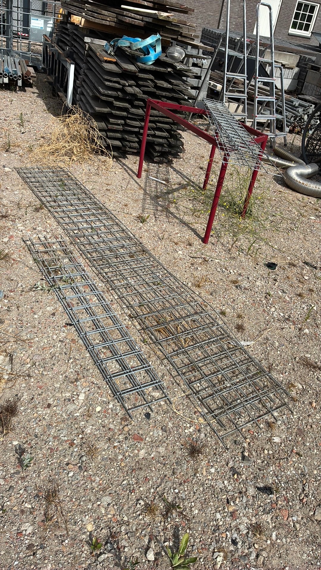 Gegalvaniseerd wapeningsnet. 5mm, Doe-het-zelf en Verbouw, Metalen, Ophalen, Zo goed als nieuw