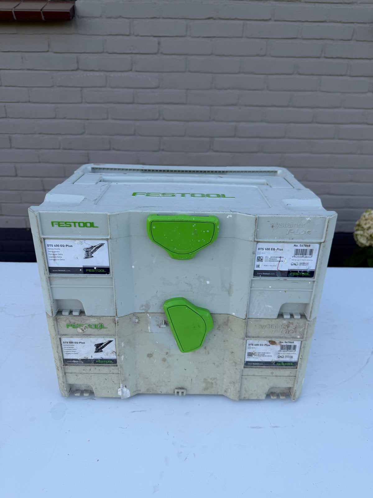 Festool Systainer Set DTS 400 EQ-Plus (leeg), Ophalen of Verzenden, Gebruikt