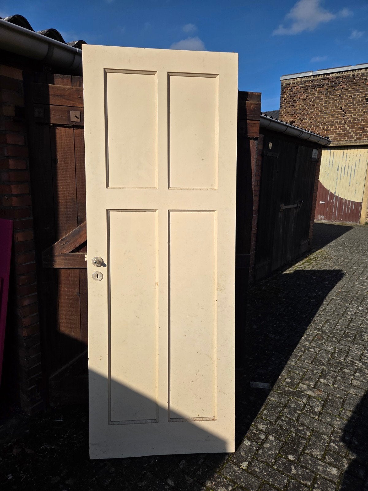 2 paneeldeuren uit jaren 30 huis, Ophalen, Gebruikt, Binnendeur, 200 tot 215 cm